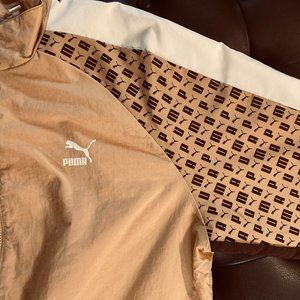 Puma Gold/Tan Jacket with Brown/White Accent 2XL